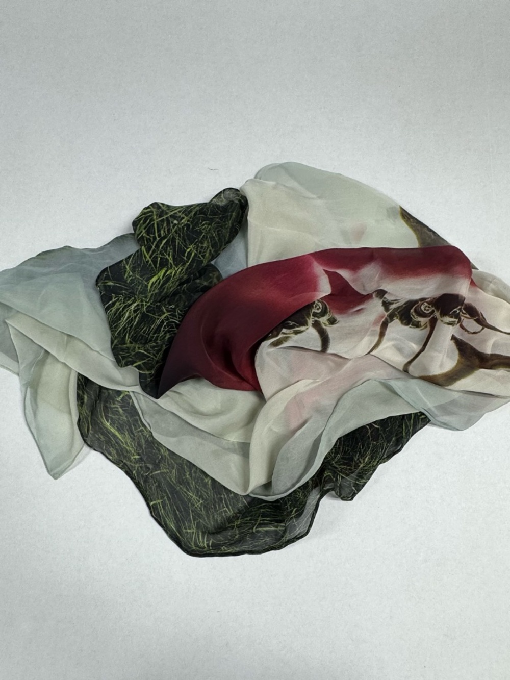 Edward Roth - New York - Hand Paint Silk Scarf - 80"x25". NEW‎ in Bag. - Picture 14 of 16